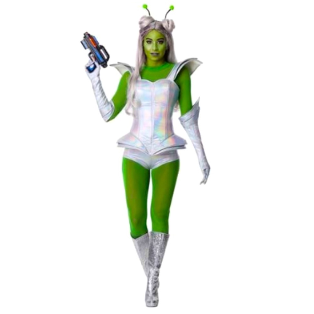 Women’s galactic alien babe size large Halloween costume